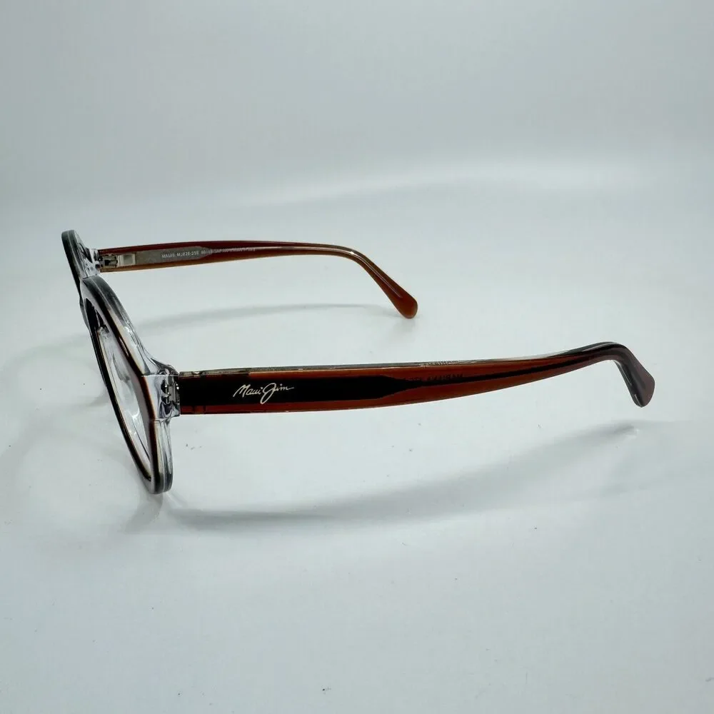 Maui Jim Sunglasses Frame Italy MJ828-25E MARIANA 55-18-140 Brown Crystal H11633